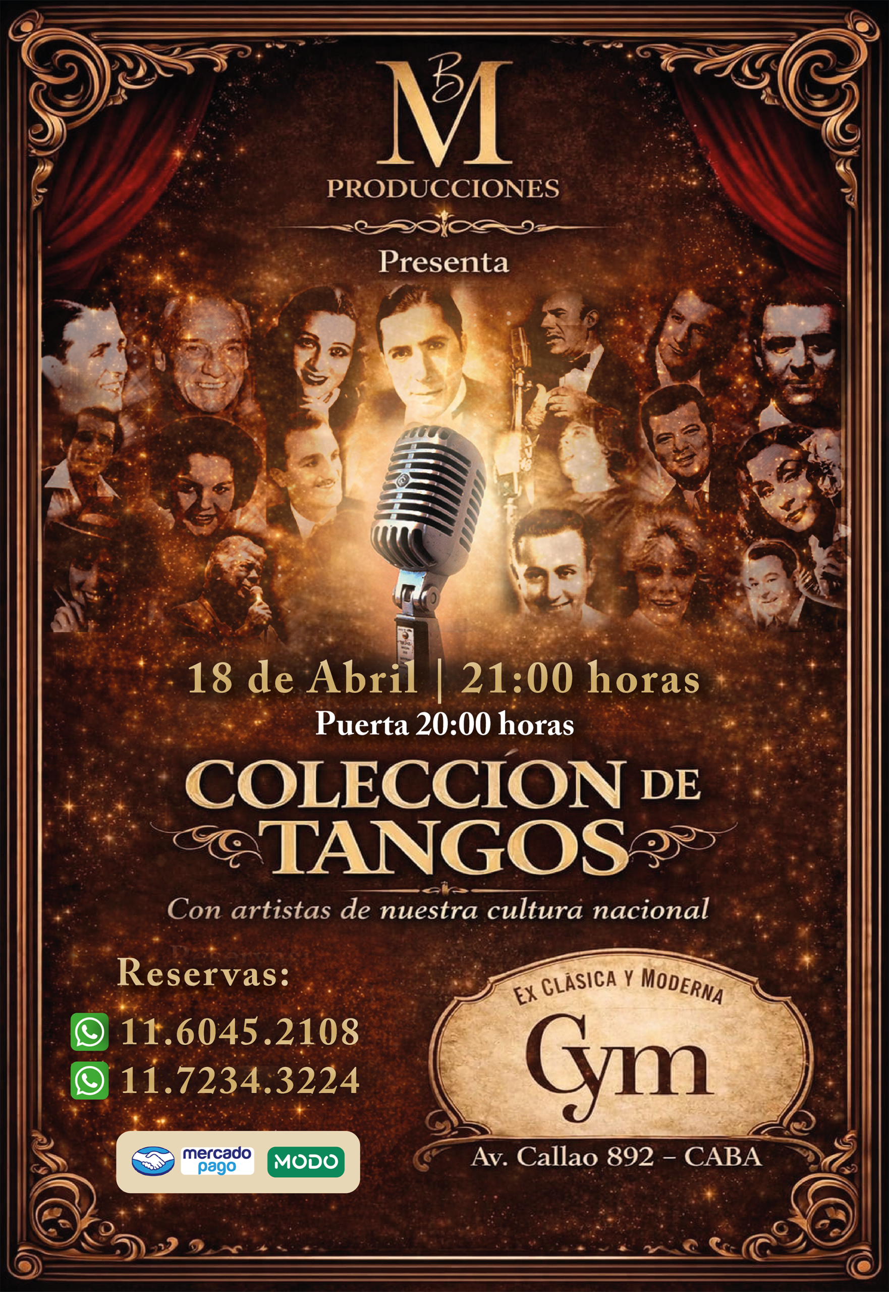 nuevo flyer colección de tangos cym 18 04 26