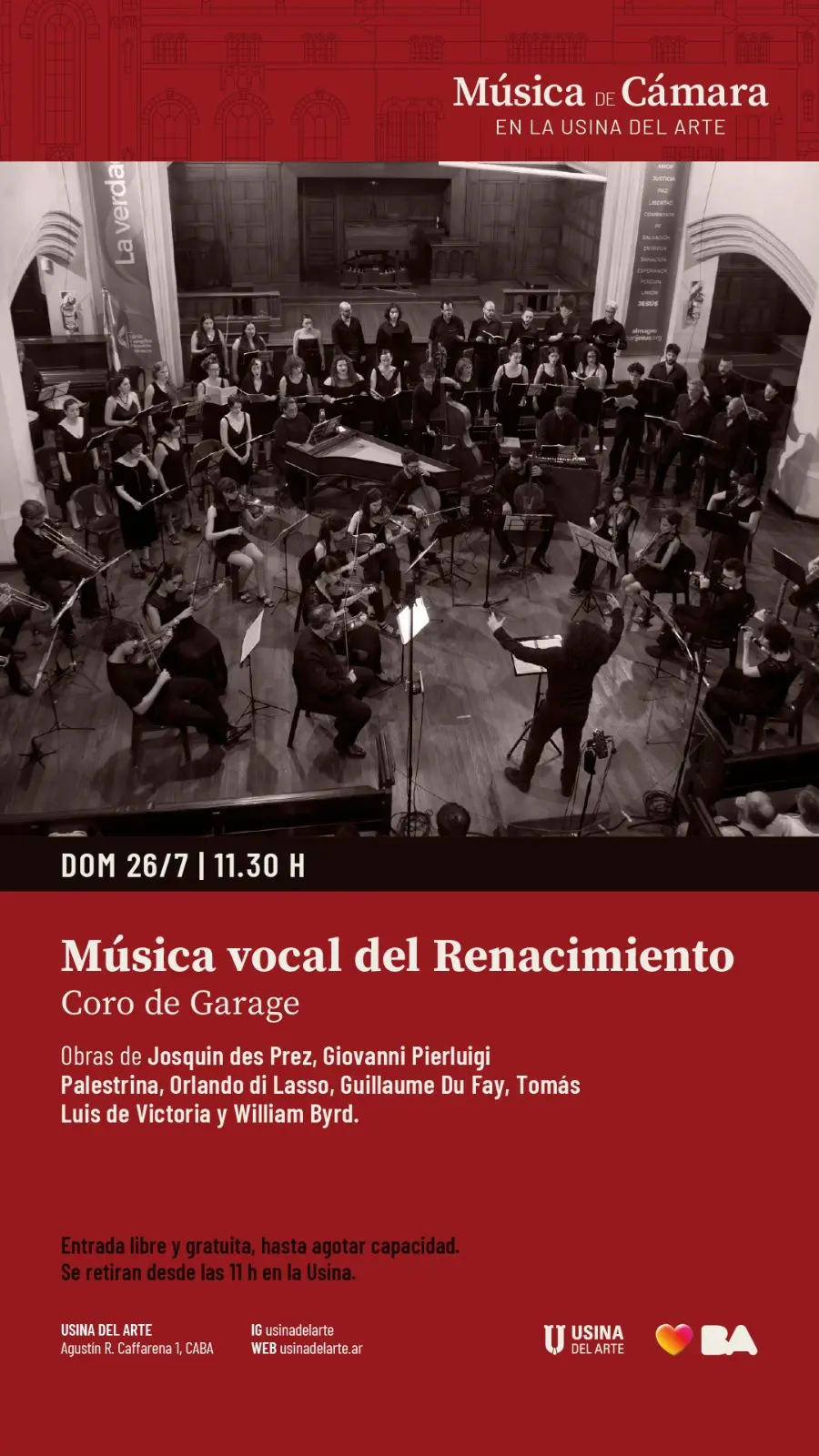 Florencia Titaro Música vocal del Renacimiento - Coro de Garage